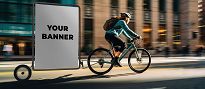 Extrawheel Remorque publicitaire vélo XL format A0 - 6