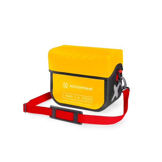 Extrawheel Sacoche de guidon Handy Yellow/Black 5L