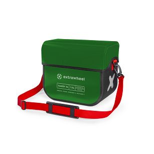 Extrawheel Sacoche de guidon Handy Green/Black XL 7,5L