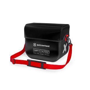 Extrawheel Sacoche de guidon Handy Black/Black XL 7,5L