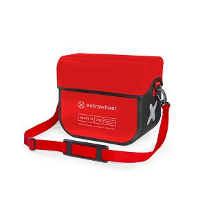 Extrawheel Sacoche de guidon Handy Red/Black XL 7,5L