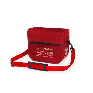 Extrawheel Sacoche de guidon Handy Premium Red 5L Cordura