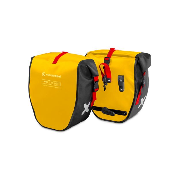 Sacoches vélo Extrawheel Rider Yellow-Black 30L 