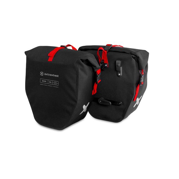 Sacoches vélo Extrawheel Biker Premium Black 50L